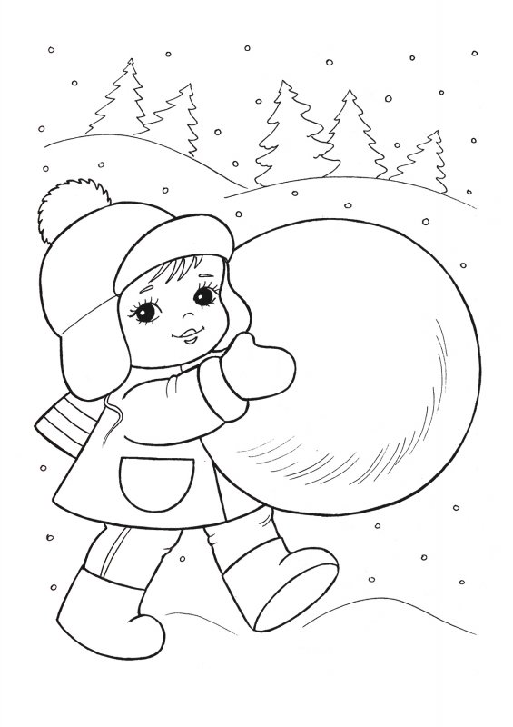 Desene Cu Iarna De Colorat Planșe și Imagini De Colorat Cu Iarna