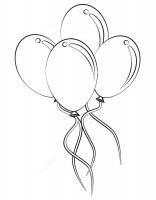 Desene cu Baloane de colorat, planÈ™e È™i imagini de colorat cu baloane