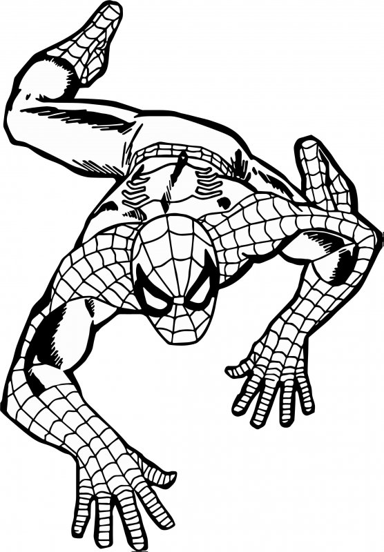 Desene cu Spiderman de colorat, imagini și planșe de