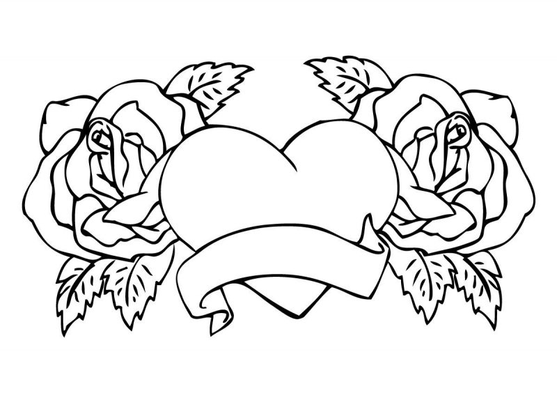 Desene Cu Inimi Si Trandafiri De Colorat Imagini și Planșe De Colorat Cu Inimioare Si Trandafiri