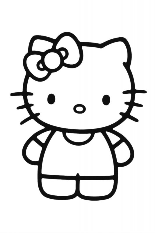 Desene Cu Hello Kitty De Colorat Imagini și Planșe De Colorat Cu Hello Kitty