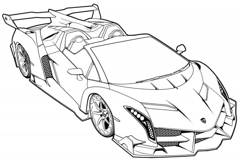 Desene De Colorat Cu Masini Lamborghini