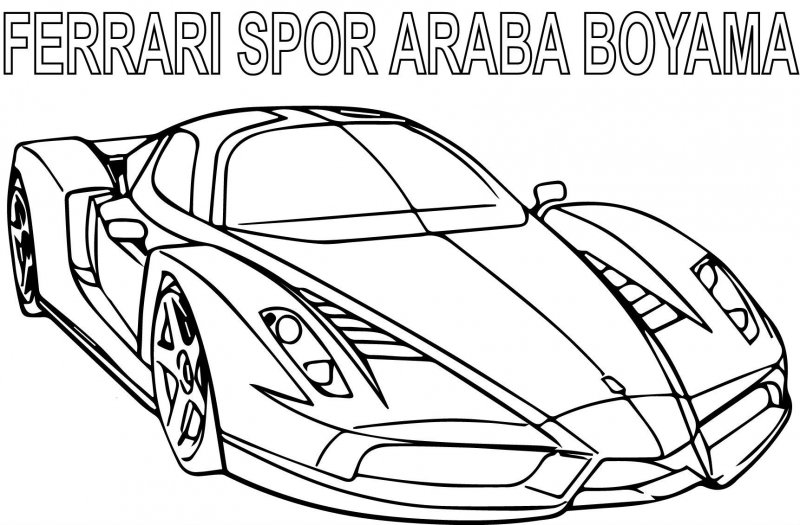 Desene Cu Ferrari De Colorat Imagini și Planșe De Colorat Cu Masini Ferrari