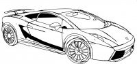 Desene cu Lamborghini de colorat, imagini È™i planÈ™e de colorat cu masini Lamborghini