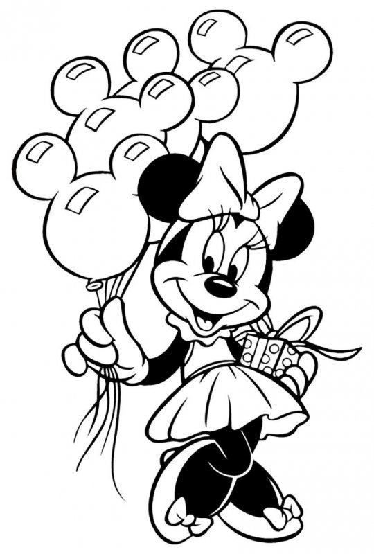 Misty Shining Atticus Desene cu Minnie Mouse de colorat, imagini și planșe de colorat cu Minnie  mouse