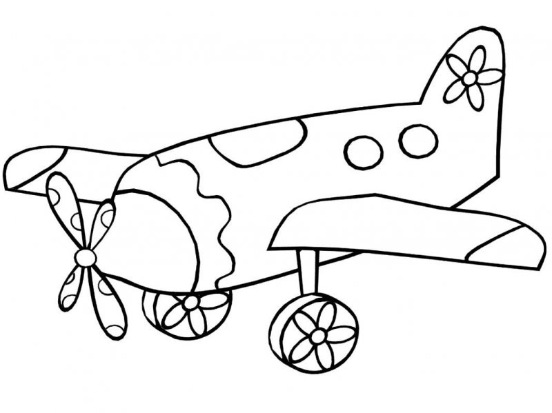 Desene cu Avioane de colorat, imagini și planșe de colorat