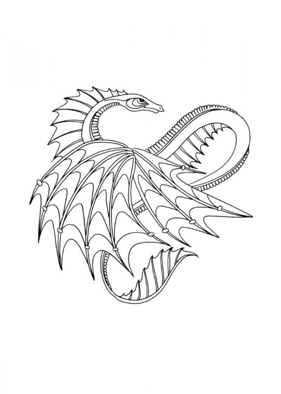 Desene cu Dragoni de colorat, imagini și planșe de colorat
